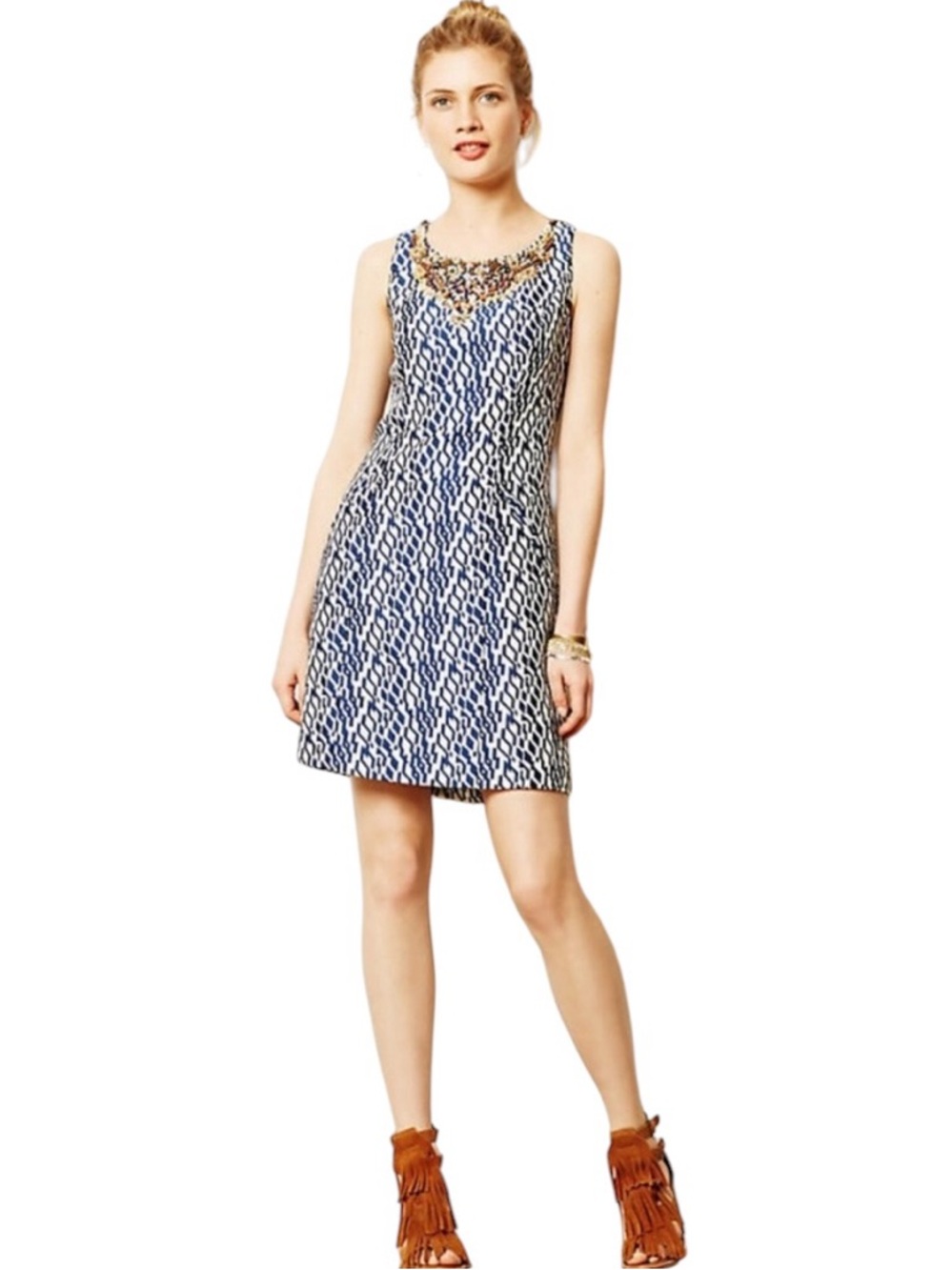 Anthropologie Moulinette Soeurs Y2K Mulberry Road Sheath Dress size 2